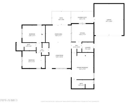 Floorplan - 549 E Glencove St, Mesa, AZ 85203 photo 1 of 1