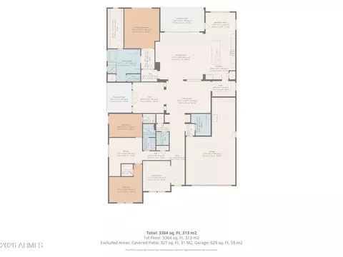 Floorplan - 10339 E Topaz Ave, Mesa, AZ 85212 photo 1 of 2