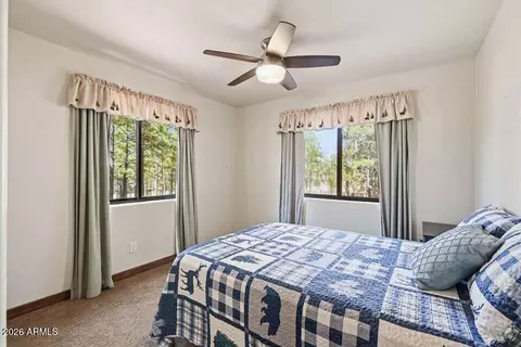 Bedroom - 3738 W Apache Dr, Happy Jack, AZ 86024 photo 3 of 5