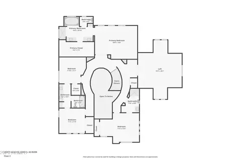 Floorplan - 3076 E Vallejo Dr, Gilbert, AZ 85298 photo 3 of 4