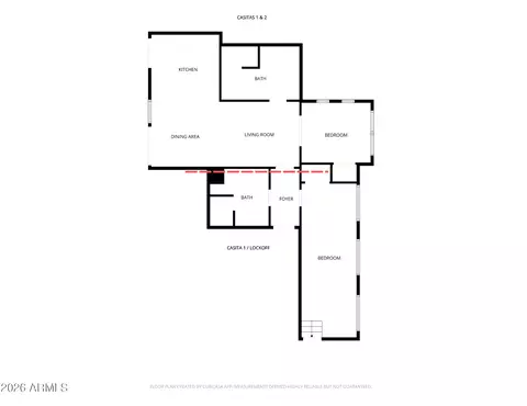 Floorplan - 5710 E Camelback Rd, Phoenix, AZ 85018 photo 2 of 3