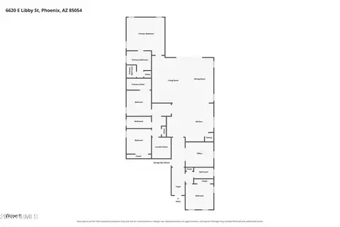 Floorplan - 6620 E Libby St, Phoenix, AZ 85054 photo 1 of 1