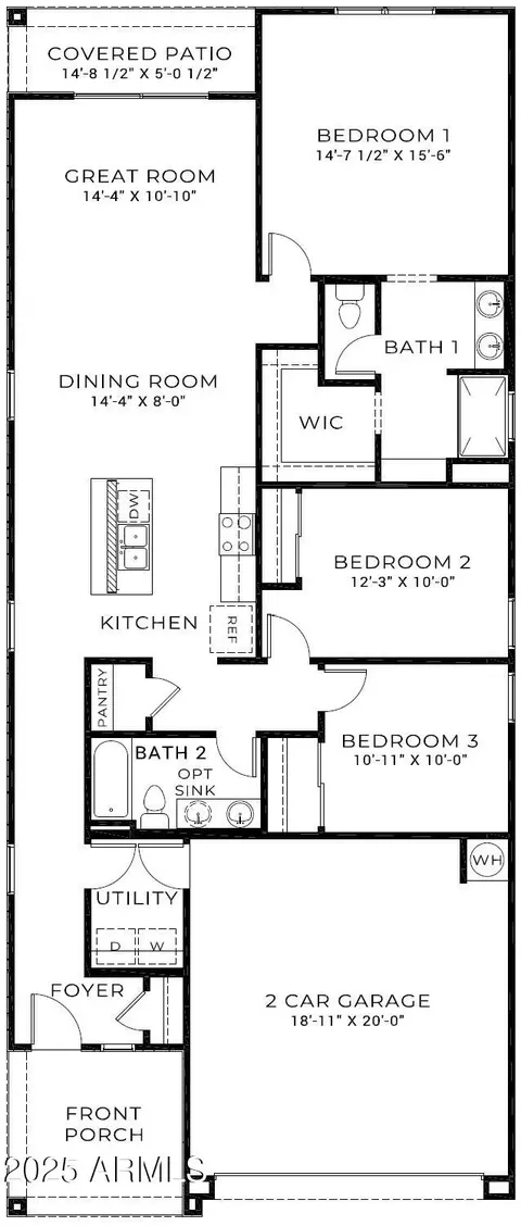 Floorplan - 2651 W Simone Ave, Apache Junction, AZ 85120 photo 1 of 1