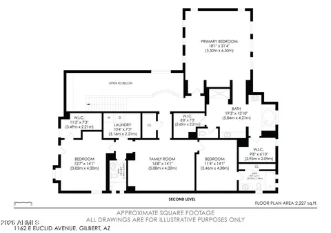 Floorplan - 1162 Euclid Ave, Gilbert, AZ 85297 photo 2 of 2