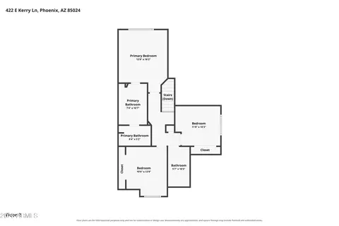Floorplan - 422 E Kerry Ln, Phoenix, AZ 85024 photo 3 of 3
