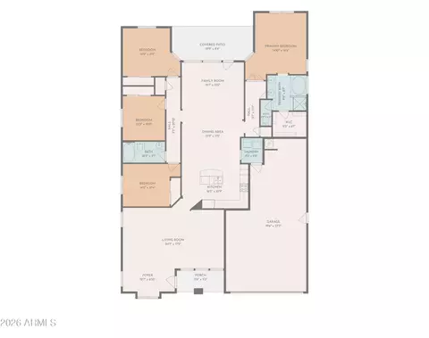 Floorplan - 3570 E Coconino Way, Gilbert, AZ 85298 photo 2 of 2