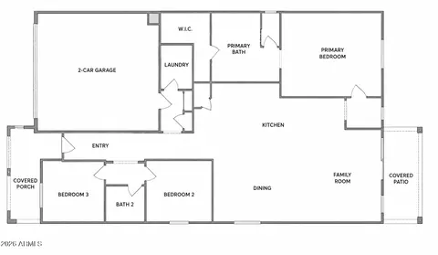 Floorplan - 2334 E Levi Dr, Phoenix, AZ 85040 photo 1 of 1