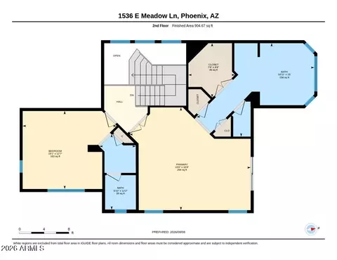 Floorplan - 1536 E Meadow Ln, Phoenix, AZ 85022 photo 2 of 2