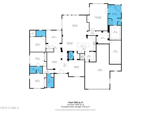 Floorplan - 3139 E Harwell Rd, Phoenix, AZ 85042 photo 2 of 2