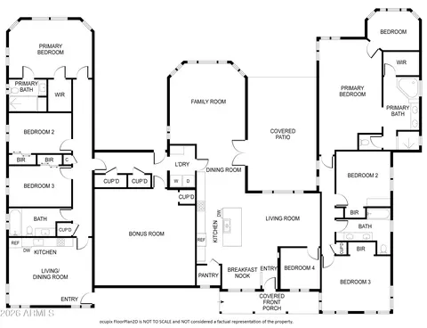 Floorplan - 701 E Mclellan Blvd, Phoenix, AZ 85014 photo 1 of 3