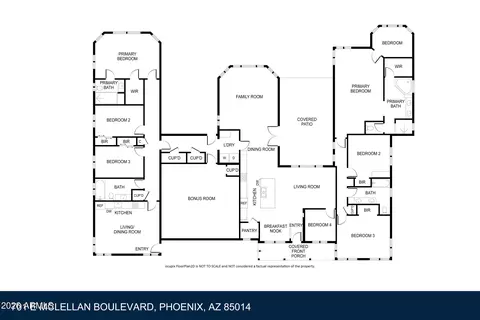 Floorplan - 701 E Mclellan Blvd, Phoenix, AZ 85014 photo 2 of 3