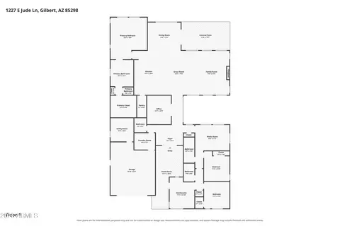 Floorplan - 1227 E Jude Ln, Gilbert, AZ 85298 photo 1 of 1