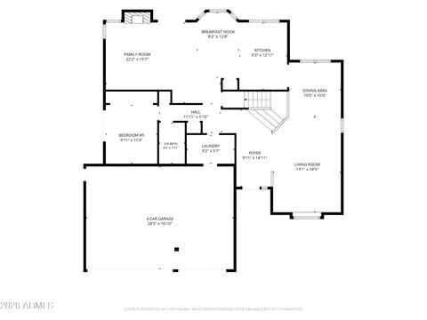 Floorplan - 4608 E Marconi Ave, Phoenix, AZ 85032 photo 1 of 4