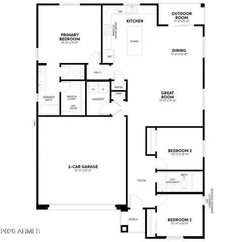 Floorplan - 10212 S Miners Run Trl, Apache Junction, AZ 85120 photo 1 of 1