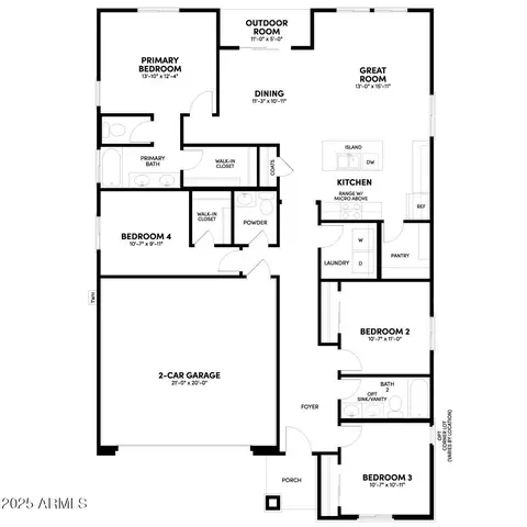 Floorplan - 10176 S Miners Run Trl, Apache Junction, AZ 85120 photo 1 of 1