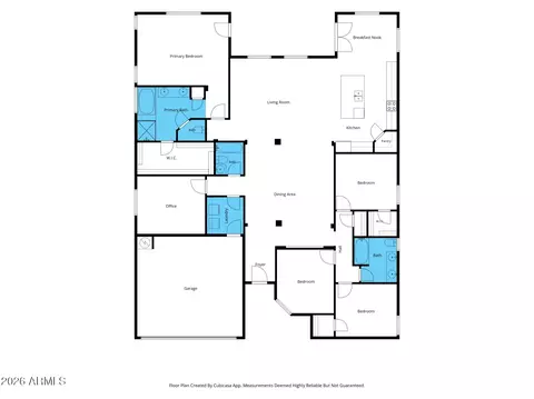 Floorplan - 2690 E Hazeltine Way, Gilbert, AZ 85298 photo 1 of 2