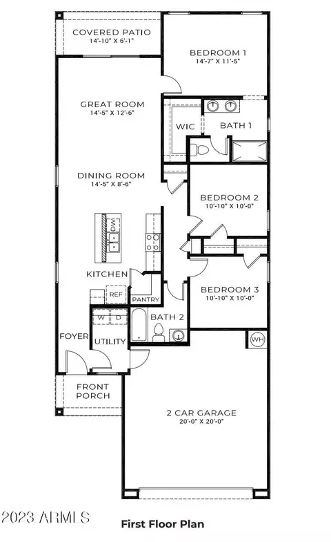 Floorplan - 2884 W Shapperd Ave, Apache Junction, AZ 85120 photo 1 of 1