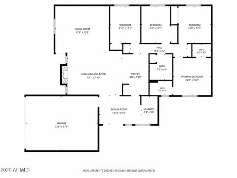 Floorplan - 604 E Dunbar Dr, Tempe, AZ 85282 photo 1 of 1