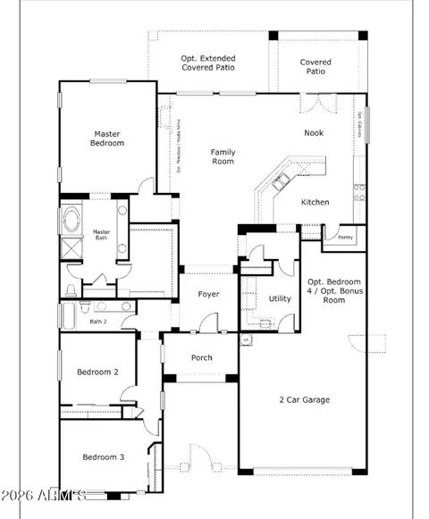 Floorplan - 2730 E Indian Wells Dr, Gilbert, AZ 85298 photo 1 of 1