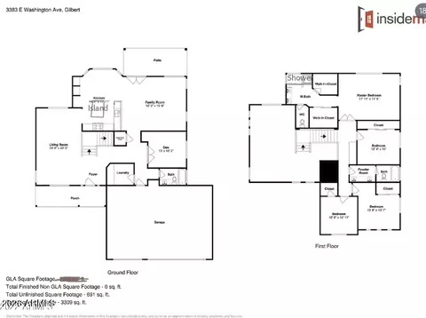 Floorplan - 3324 E Washington Ave, Gilbert, AZ 85234 photo 1 of 1