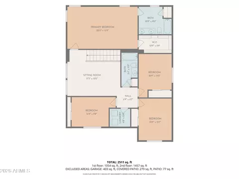 Floorplan - 11437 E Flower Ave, Mesa, AZ 85208 photo 2 of 5