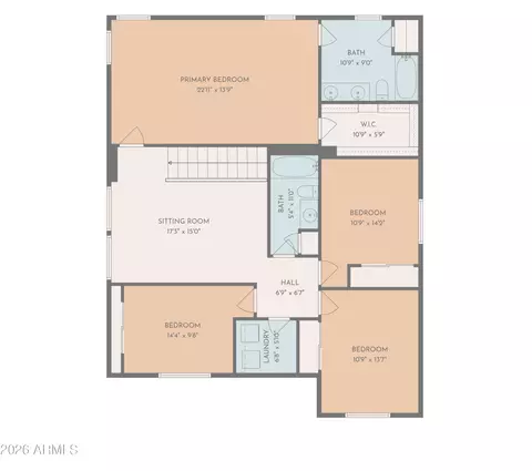 Floorplan - 11437 E Flower Ave, Mesa, AZ 85208 photo 5 of 5