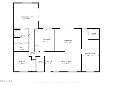 Floorplan - 4846 E Fairmount Ave, Phoenix, AZ 85018 photo 1 of 2