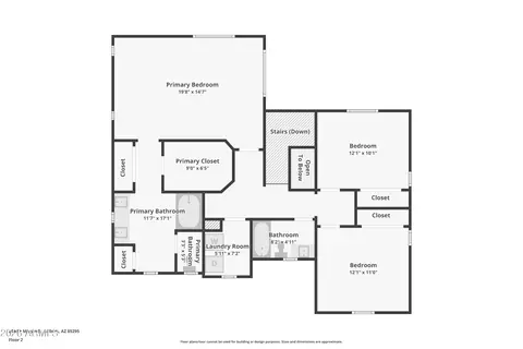 Floorplan - 2944 E Megan St, Gilbert, AZ 85295 photo 2 of 3