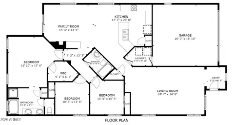 Floorplan - 13443 E Ace High Dr, Vail, AZ 85641 photo 1 of 1