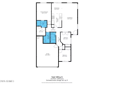 Floorplan - 4040 N 14th Pl, Phoenix, AZ 85014 photo 1 of 2