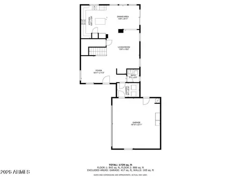 Floorplan - 3932 E Morelos St, Gilbert, AZ 85295 photo 1 of 2