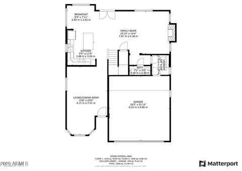 Floorplan - 4323 E Lone Cactus Dr, Phoenix, AZ 85050 photo 1 of 2