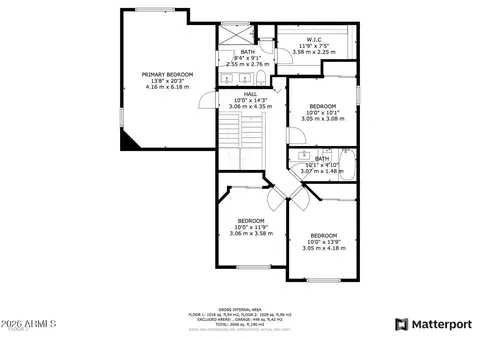 Floorplan - 4323 E Lone Cactus Dr, Phoenix, AZ 85050 photo 2 of 2