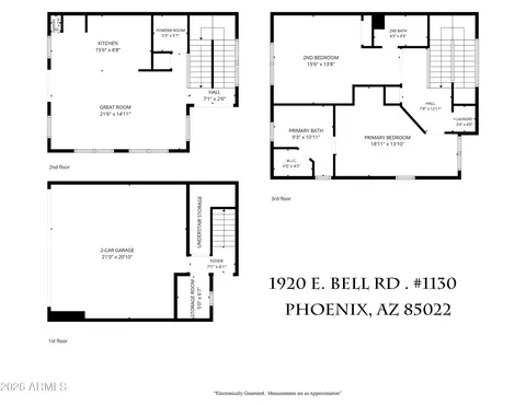 Floorplan - 1920 E Bell Rd #1130, Phoenix, AZ 85022 photo 1 of 1