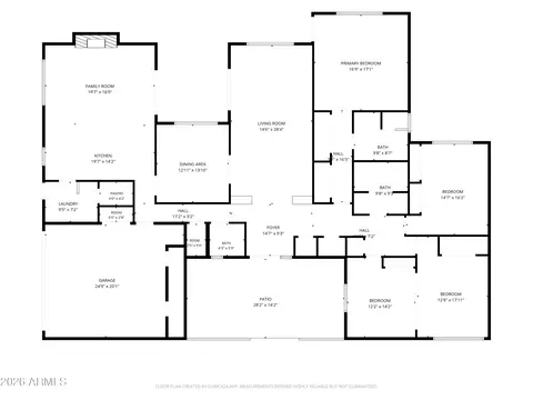 Floorplan - 337 E Geneva Dr, Tempe, AZ 85282 photo 1 of 1