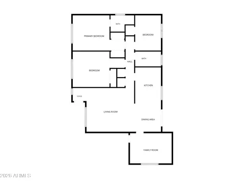 Floorplan - 3418 E Roma Ave, Phoenix, AZ 85018 photo 1 of 1