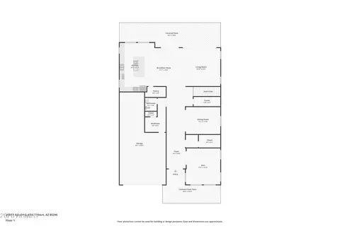 Floorplan - 2968 E Appaloosa Rd, Gilbert, AZ 85296 photo 1 of 2