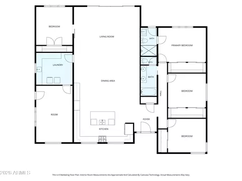 Floorplan - 504 W Harmont Dr, Phoenix, AZ 85021 photo 1 of 1