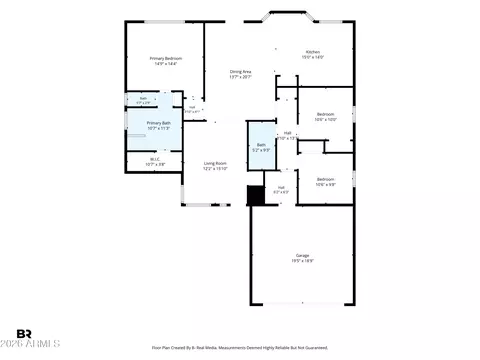 Floorplan - 2155 E Sherri Dr, Gilbert, AZ 85296 photo 1 of 1