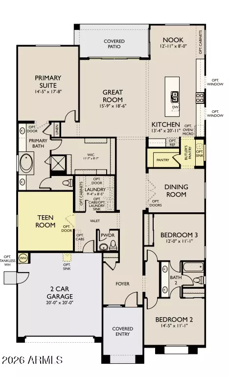 Floorplan - 9607 E Solina Ave, Mesa, AZ 85212 photo 1 of 1