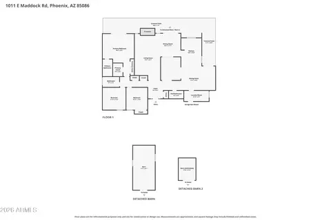 Floorplan - 1011 E Maddock Rd, Phoenix, AZ 85086 photo 1 of 3