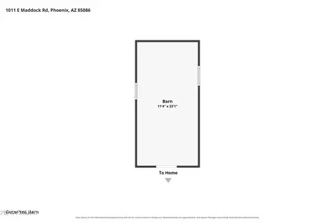 Floorplan - 1011 E Maddock Rd, Phoenix, AZ 85086 photo 2 of 3