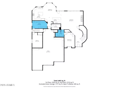 Floorplan - 1748 E Queen Palm Dr, Gilbert, AZ 85234 photo 1 of 6