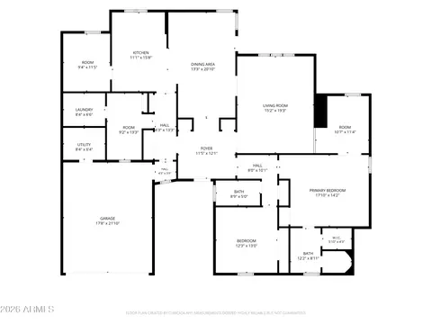 Floorplan - 2071 E Cairo Dr, Tempe, AZ 85282 photo 1 of 1