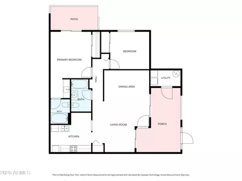 Floorplan - 2446 E 5th Pl, Tempe, AZ 85288 photo 2 of 3