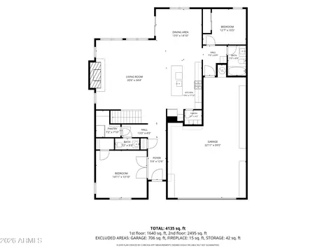Floorplan - 4743 S Orbit --, Mesa, AZ 85212 photo 1 of 2