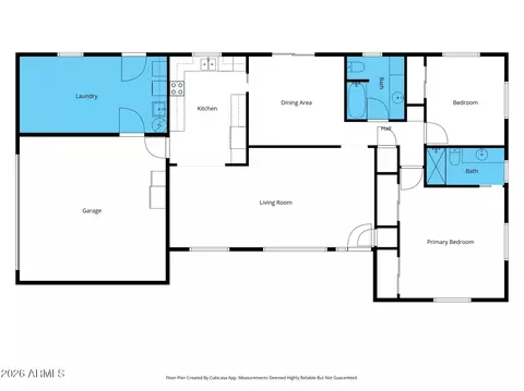 Floorplan - 6408 E Dallas St, Mesa, AZ 85205 photo 2 of 3