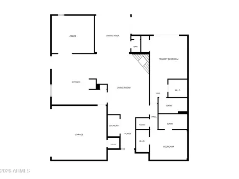 Floorplan - 1106 E Wagon Wheel Dr, Phoenix, AZ 85020 photo 1 of 1