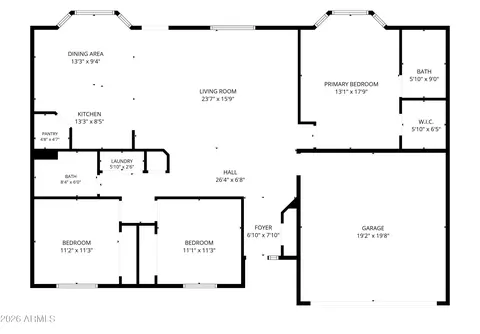 Floorplan - 8123 E Des Moines St, Mesa, AZ 85207 photo 1 of 1