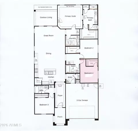 Floorplan - 10001 E Wavelength Ave, Mesa, AZ 85212 photo 1 of 2
